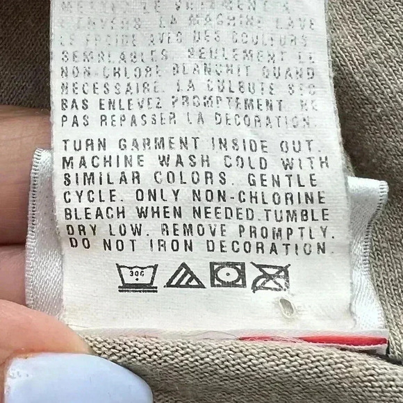 Vintage Grumpy Seven Dwarfs Disney Men's Ringer T-shirt SZ XXL Tan - Picture 8 of 10